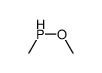 methoxy(methyl)phosphane Structure