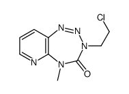 3-(2-chloroethyl)-5-methylpyrido[2,3-f][1,2,3,5]tetrazepin-4-one结构式