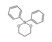 2,2-diphenyl-1,3,2-dioxasilinane Structure