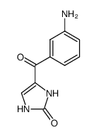 4-(3-Amino-benzoyl)-1,3-dihydro-imidazol-2-one结构式