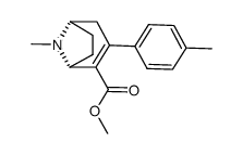 (1R)-3-(4-methylphenyl)trop-2-ene-2-carboxylic acid methyl ester结构式