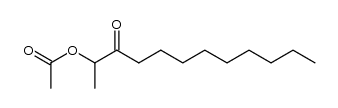 2-acetoxy-3-dodecanone Structure