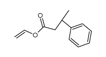 (+/-)-3-phenylbutyric acid vinyl ester Structure