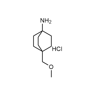 4-(Methoxymethyl)bicyclo[2.2.2]Octan-1-amine hydrochloride Structure