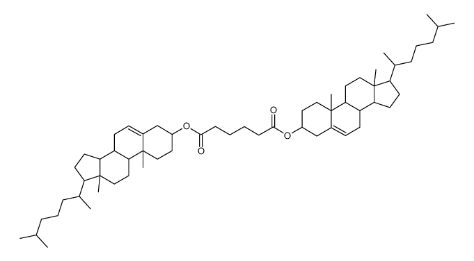 Hexanedioic acid bis(cholest-5-en-3β-yl) ester Structure