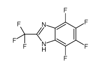 4,5,6,7-tetrafluoro-2-(trifluoromethyl)-1H-benzimidazole Structure