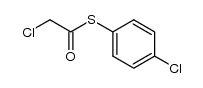 chloro-thioacetic acid S-(4-chloro-phenyl ester)结构式