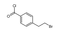 4-(2-bromoethyl)benzoyl chloride结构式