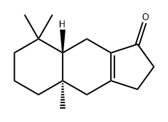 1H-Benz[f]inden-1-one, 2,3,4,4a,5,6,7,8,8a,9-decahydro-4a,8,8-trimethyl-, (4aR,8aS)- Structure