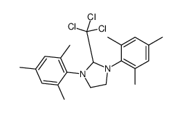 2-(trichloromethyl)-1,3-bis(2,4,6-trimethylphenyl)imidazolidine Structure