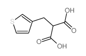 Propanedioic acid,2-(3-thienylmethyl)- structure