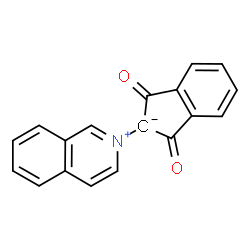 Isoquinolinium,1,3-dihydro-1,3-dioxo-2H-inden-2-ylide结构式