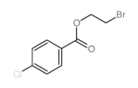 Benzoic acid,4-chloro-, 2-bromoethyl ester结构式