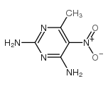 2,4-Pyrimidinediamine,6-methyl-5-nitro- structure