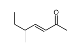 5-methylhept-3-en-2-one Structure