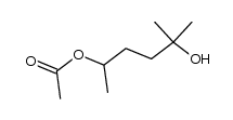 5-acetoxy-2-methyl-hexan-2-ol结构式