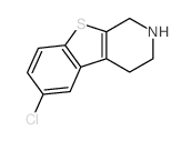 [1]Benzothieno[2,3-c]pyridine,6-chloro-1,2,3,4-tetrahydro- Structure