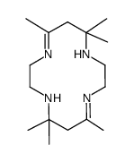 5,7,7,12,14,14-Hexamethyl-1,4,8,11-tetraazacyclotetradeca-4,11-diene Structure