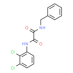 N1-BENZYL-N2-(2,3-DICHLOROPHENYL)ETHANEDIAMIDE Structure