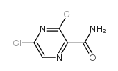 3,5-二氯吡嗪-2-甲酰胺结构式
