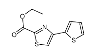 Ethyl 4-(thiophen-2-yl)thiazole-2-carboxylate结构式