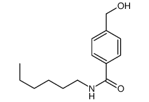 N-Hexyl-4-(hydroxymethyl)benzamide结构式