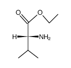 D-Valine, ethyl ester structure