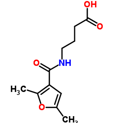 4-(2,5-Dimethylfuran-3-carboxamido)butanoic acid结构式