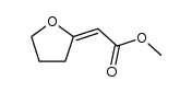 2-methoxycarbonylmethylidenetetrahydrofuran Structure