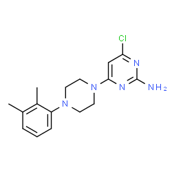 4-CHLORO-6-[4-(2,3-DIMETHYLPHENYL)PIPERAZINO]-2-PYRIMIDINAMINE Structure