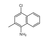 4-chloro-2-methyl-[1]naphthylamine结构式