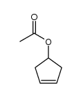 3-cyclopenten-1-yl acetate Structure