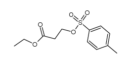 3-(toluene-4-sulfonyloxy)-propionic acid ethyl ester结构式