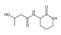 3-Hydroxy-N-(2-oxopiperidin-3-yl)butanamide structure