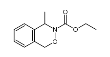 4-methyl-1,4-dihydro-benzo[d][1,2]oxazine-3-carboxylic acid ethyl ester结构式