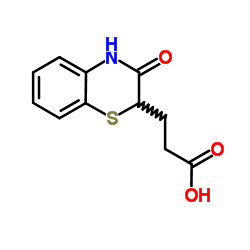 3-(3-Oxo-3,4-dihydro-2H-1,4-benzothiazin-2-yl)propanoic acid结构式