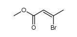 methyl 3-bromocrotonate Structure