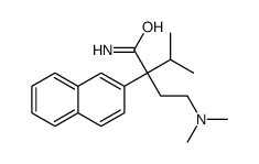 α-[2-(Dimethylamino)ethyl]-α-isopropyl-2-naphthaleneacetamide structure