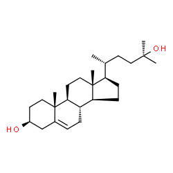 26,27-Dinorergost-5-ene-3β,24-diol Structure