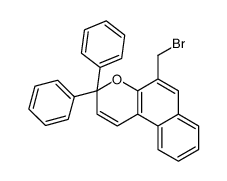 5-(bromomethyl)-3,3-diphenylbenzo[f]chromene结构式