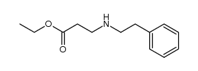 ethyl [N-(2-phenylethyl)-3-amino]propionate Structure