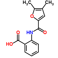 2-[(4,5-Dimethyl-2-furoyl)amino]benzoic acid Structure