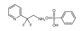 2,2-Difluoro-2-(pyridin-2-yl)ethanamine benzenesulfonate Structure