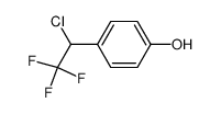 4-(1-chloro-2,2,2-trifluoroethyl)phenol结构式