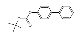 tert-butyl 4-biphenylcarbonate Structure