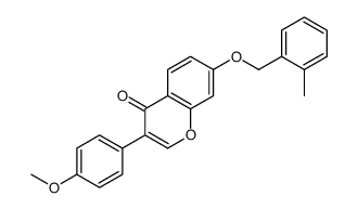 3-(4-methoxyphenyl)-7-[(2-methylphenyl)methoxy]chromen-4-one Structure