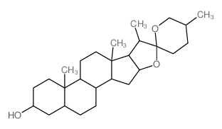Spirostan-3-ol,(3â,5R,25S)-结构式