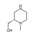 [(2S)-1-methyl-2-piperazinyl]methanol结构式