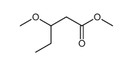 β-methoxyvaleric acid methyl ester Structure