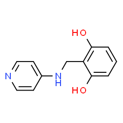 1,3-Benzenediol, 2-[(4-pyridinylamino)methyl]- (9CI)结构式